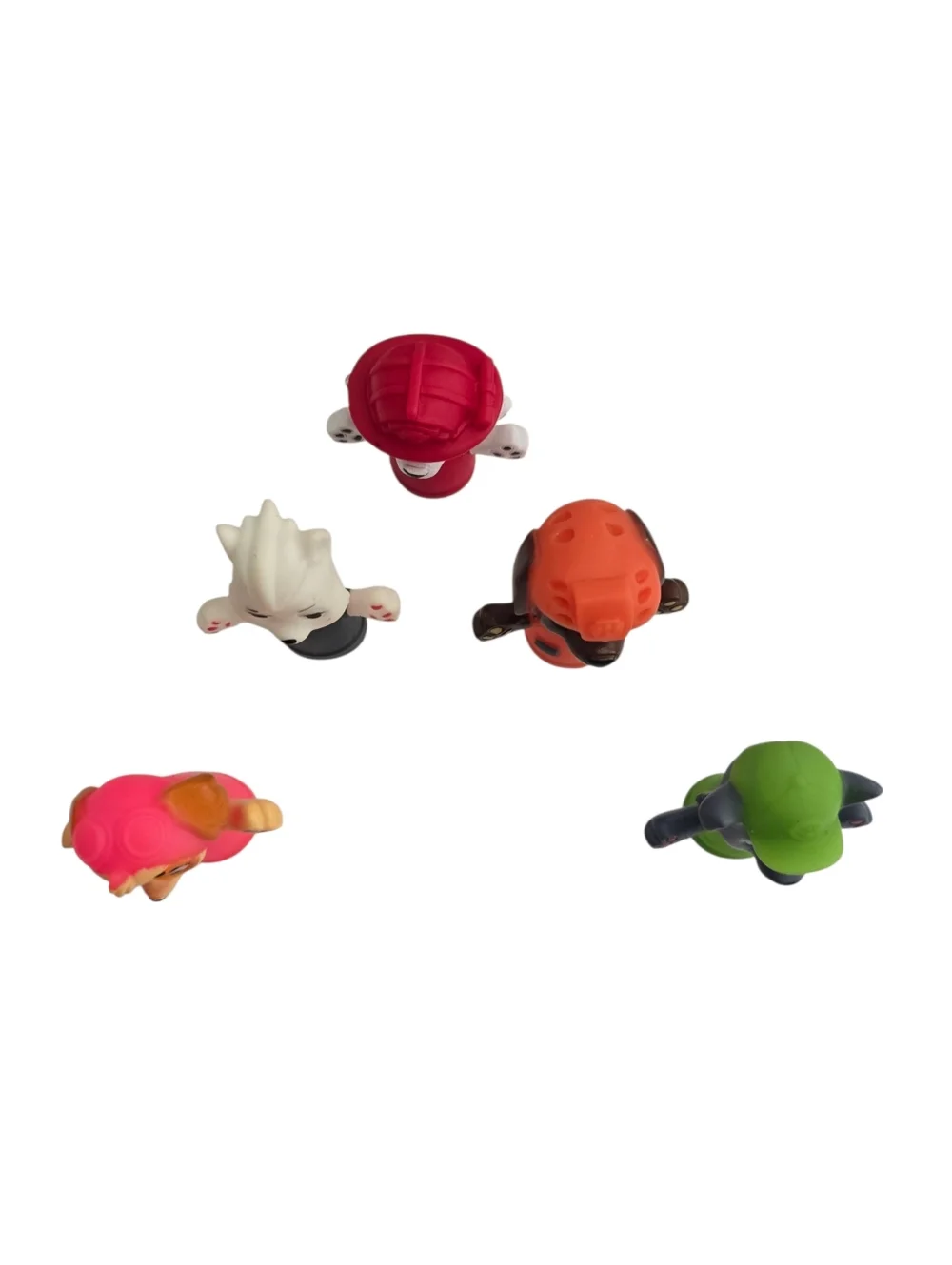PAW Patrol Mini Finger Puppets Set of 5 Soft Rubber Kids Toy 2”